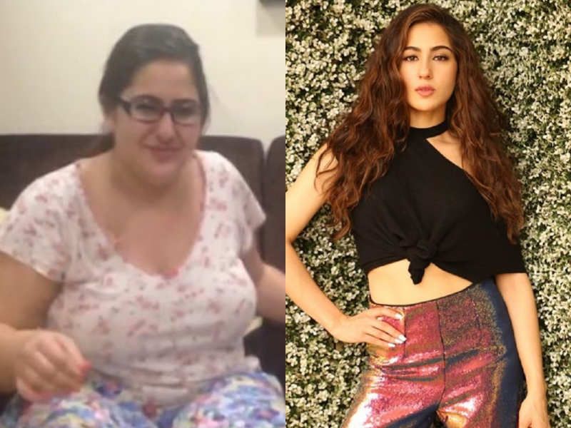 Sara ali khan fat to fit