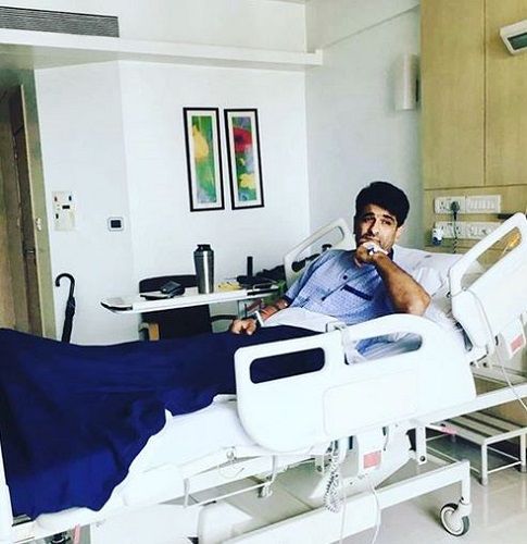 Eijaz Khan in hospital