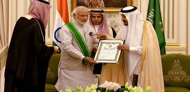 Saudi Arabia awarded to Narendra Modi