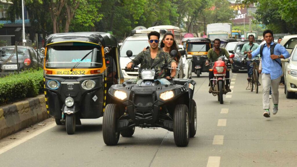 varun dhawan quad bike