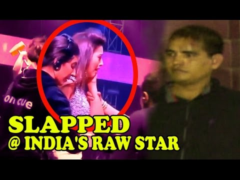 gauhar khan slapped