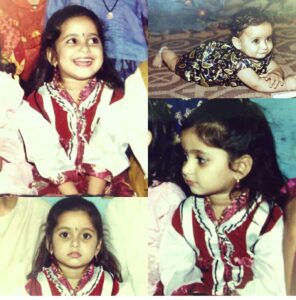 Aishwarya Sharma childhood pics