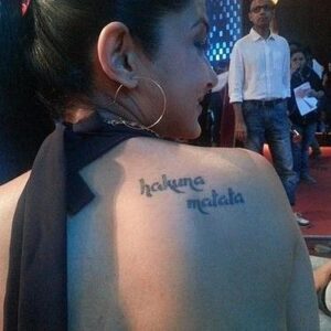 Jennifer winget tattoo