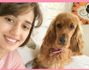 Disha Patani pet dog 