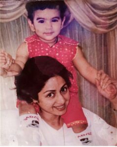Sridevi with her daughter