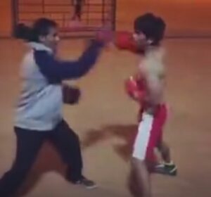 Salman Zaidi boxing