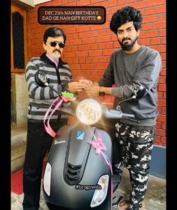 Shamanth Gowda father family
