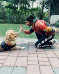 Devashish Chandiramani pet dog