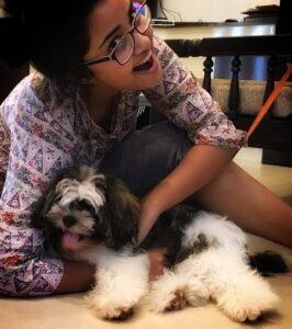 Anupama Parameswaran pet dog