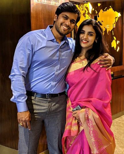 Shamanth Gowda wife Samitha