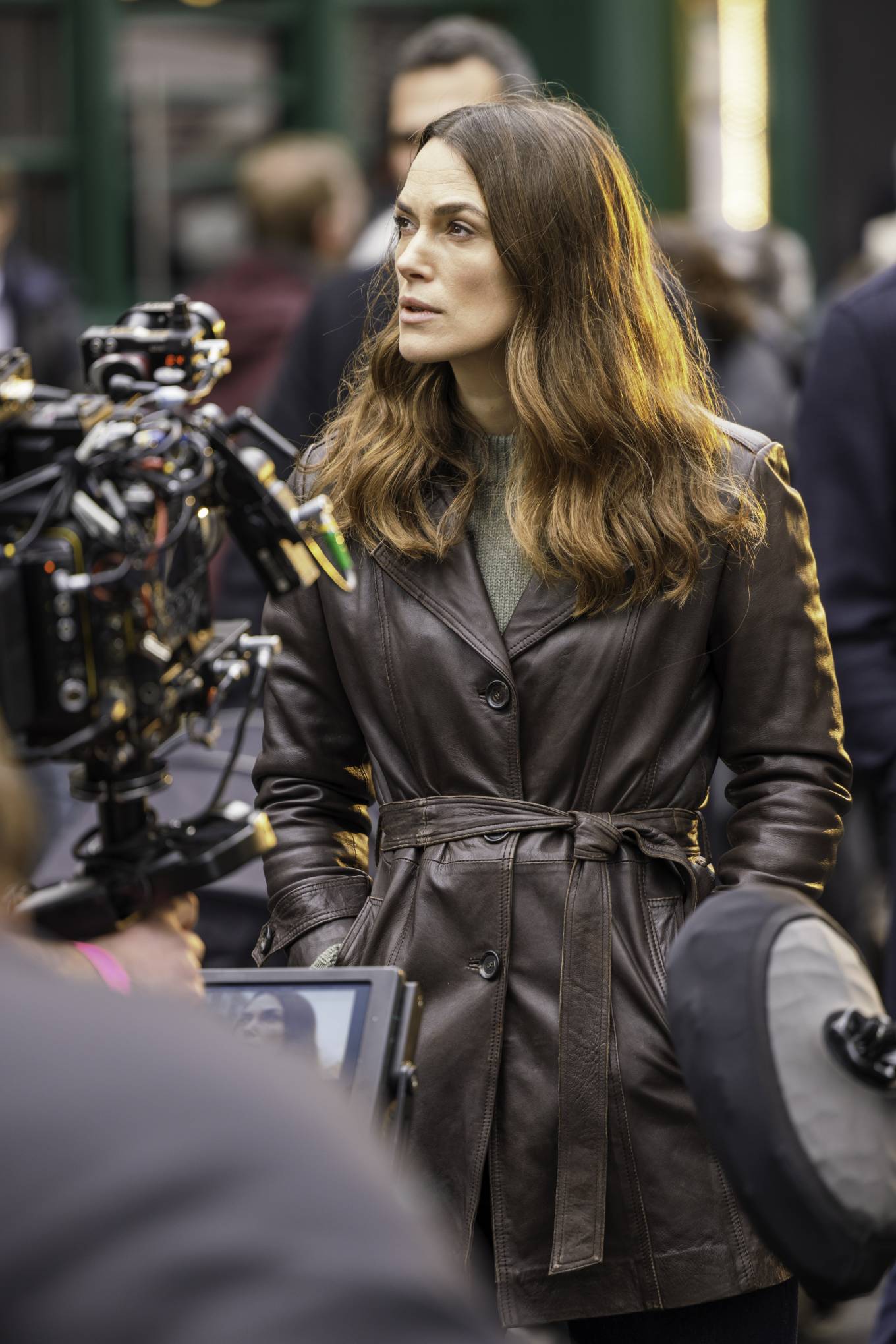 Keira Knightley - Filming ‘Black Doves’ In London - BigNameBio